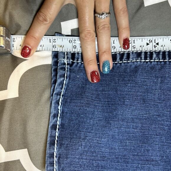 Silver Jeans suki flap capri size 28 jeans indigo denim - Picture 9 of 9